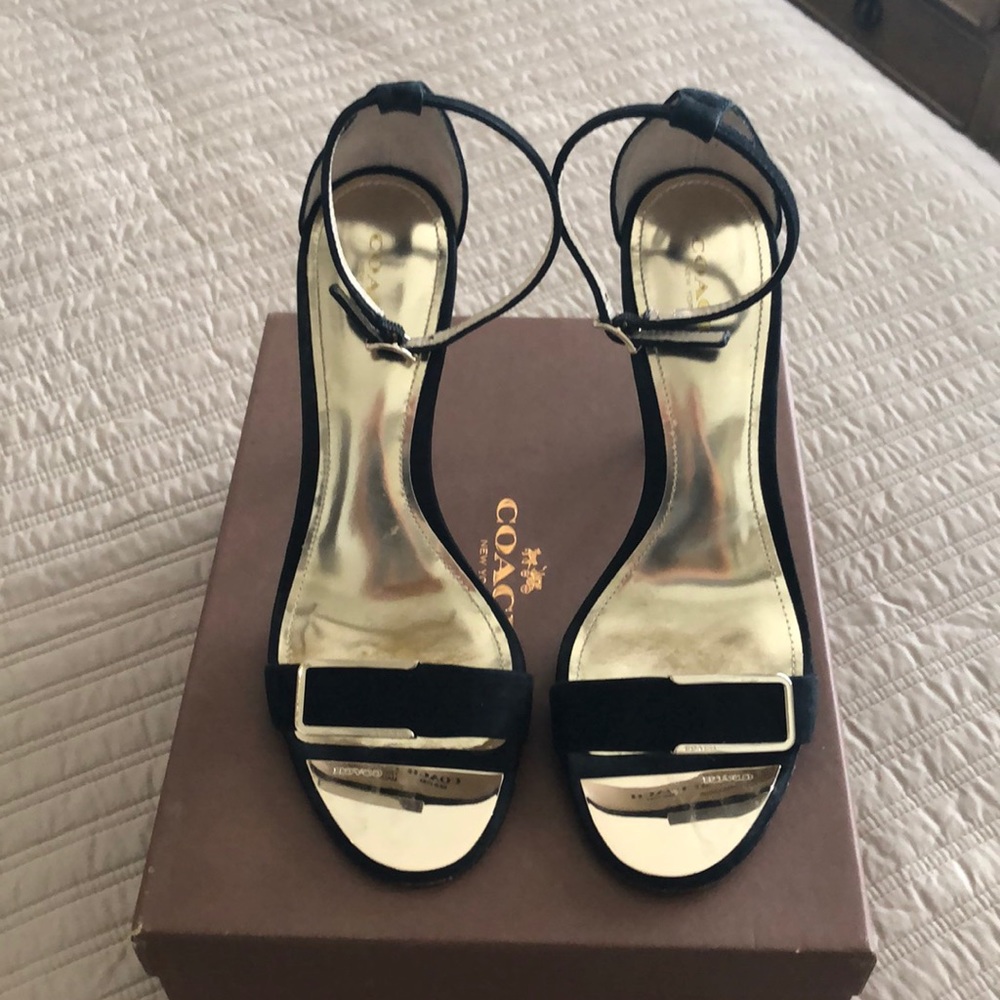 Coach Hampton Nubuck Heel